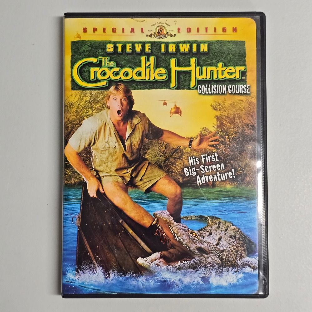 MGM The Crocodile Hunter‎ Collision Course DVD Steve Irwin Special Edition 2002